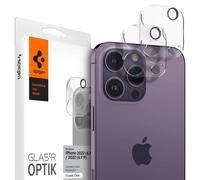 Spigen Spigen Optik Lens Protector Protection complète de caméra (lot de 2) pour iPhone 14 Pro / 14 Pro Max Transparent