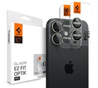 Spigen Spigen Optik Pro EZ Fit Lens Protector lot de 2 pour iPhone 16 / 16 Plus / 17 Vert
