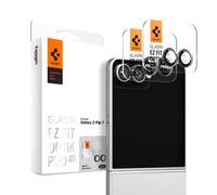 Spigen Spigen Optik Pro EZ Fit Lens Protector Protection d'objectif de caméra (lot de 2) pour Samsung Galaxy Z Flip 7 Black Transparent