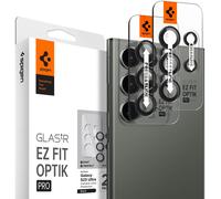 Spigen Spigen Optik Pro EZ Fit Lens Protector Protection d'objectif de caméra (lot de 2) pour Samsung Galaxy S23 Ultra Noir Noir