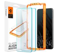Spigen Spigen Protection d'écran en verre trempé GLAStR Fit 2 Paquets + Applicator pour Google Pixel 8 Pro Transparent
