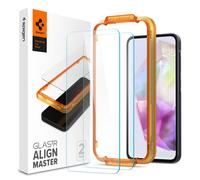 Spigen Spigen Protection d'écran en verre trempé GLAStR Fit 2 Paquets + Applicator Samsung Galaxy A35 Transparent