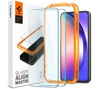 Spigen Spigen Protection d'écran en verre trempé GLAStR EZ Fit + Applicator 2-pack Samsung Galaxy A54 (5G) Transparent