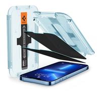 Spigen Spigen Protection d'écran en verre trempé GLAStR Privacy Applicator lot de 2 pour iPhone 13 Pro Max Transparent