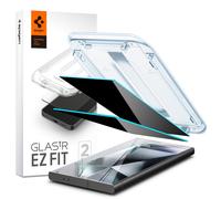 Spigen Spigen Protection d'écran en verre trempé GLAStR Privacy Applicator lot de 2 pour Samsung Galaxy S24 Ultra Transparent