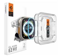 Spigen Spigen Protection d'écran EZ FIT Glas.tR avec applicateur Watch Ultra 49 mm Transparent Transparent