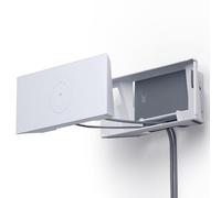 Spigen Support Mural pour Starlink Gen 3 (Standard V3 2-en-1), Support pour Routeur Mesh avec Organisateur de Câbles et Support d’Alimentation, Kit de Montage et Accessoires - Blanc