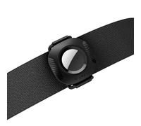 Spigen Tag Armor 2 Coque avec Bande Silicone Compatible avec Air Tag 1 (2021) Support pour Colliers de Chiens, Colliers de Chats, poussettes, Portefeuilles et Autres Objets de Valeur - Noir