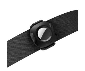 Spigen Tag Armor 2 Coque avec Cordon en Silicone pour Colliers d’Animaux, poussettes et Objets du Quotidien Compatible avec AirTag 2 (2026) / AirTag (2021) - Noir