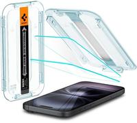 Spigen Tempered Glass Screen Protector [GlasTR EZ FIT] designed for iPhone 16 / iPhone 15 [2 Pack]