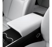 Spigen Tesla Console Centrale Housse de Coussin d'Accoudoir | Model Y (~2024) et Model 3 (~2023), Conçu pour Accessoire Tesla - Blanc
