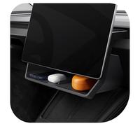 Spigen Tesla Model Y 2025 Juniper Model 3 Highland 2024,2025 sous Écran Plateau de Rangement pour Console Centrale Organisateur [Stockage Intelligent] Accessoires Intérieurs - Édition Carbone