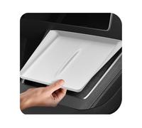 Spigen Tesla Model Y Juniper (Uniquement Premium & Performance 2025 2026) Tapis de Chargement sans Fil Conçu pour Accessoires Tesla, Compatible avec iPhone, Galaxy, Etc - Blanc