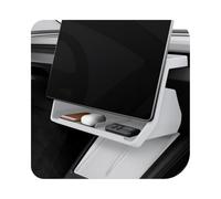 Spigen Tesla Organisateur de Rangement sous l'Écran | Model Y Juniper 2025 2026 Model 3 Highland 2024-26, Installation en un Tap, Conçu pour Accessoire Tesla - Blanc