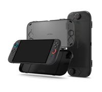Spigen Thin Fit 360 Coque Compatible avec Nintendo Switch 2 2025 Étui Minimaliste Protection à 360 degrés Coque résistante aux Rayures en PC hautement résistant - Noir