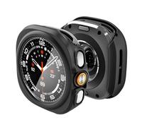 Spigen Thin Fit 360 Coque pour Galaxy Watch Ultra 2 | Coque légère en PC avec verre trempé intégré, accès complet aux fonctions, 47mm (2026) - Noir
