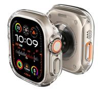 Spigen Thin Fit Coque pour Apple Watch Ultra 4/3/2/1 49mm | Étui en polycarbonate avec bumper antichocs léger, anti-rayures et design fin, modèles 2026-2022 - Transparent