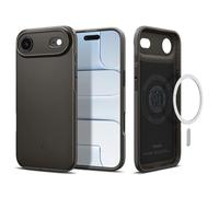 Spigen Thin Fit MagFit Coque pour iPhone Air - Gunmetal | Housse de bouton de contrôle de l'appareil photo, technologie coussin d'air, protection de qualité militaire