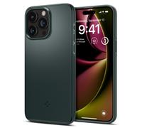 Spigen Thin Fit, vert abyssal - iPhone 15 Pro Max