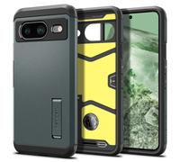 Tough Armor - Coque de protection pour téléphone portable - polycarbonate, polyuréthanne thermoplastique (TPU) - vert abîme - pour Google Pixel 8