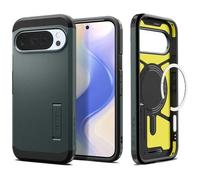 Spigen Tough Armor AI Case with Pixelsnap for Google Pixel 10 Pro XL 6.8"" Abyss Green - ACS09730