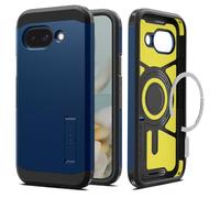 Spigen Tough Armor(AI) MagFit Coque Compatible avec Google Pixel 9a [Compatible avec MagSafe Accessoire] - Bleu Marin