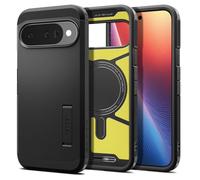 Spigen Tough Armor(AI) MagFit Coque pour Google Pixel 10 et Pixel 10 Pro Compatible avec Pixelsnap et MagSafe [Intelligence Artificielle] - Noir