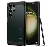 Spigen Tough Armor Coque Compatible avec Samsung Galaxy S23 Ultra 5G - Vert