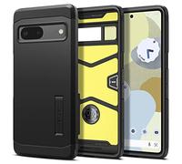 Spigen Tough Armor Coque pour Google Pixel 7 - Noir | Structure double couche hybride TPU et PC, Mousse de protection XRD anti-impact, Protection Spigen Air Cushion