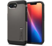 Spigen Coque pour iPhone 16e, Tough Armor (AI) MagFit, [Inspiré par l'IA] - Gunmetal