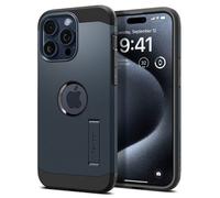 Spigen Tough Armor Mag MagSafe - Coque pour iPhone 15 Pro Max (Ardoise Métallique)