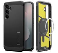 Spigen Tough Armor MagFit Coque Compatible avec Samsung Galaxy S25 FE - Noir