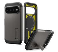 Spigen Tough Armor MagFit Coque pour Google Pixel 11 Pro XL - Vert | Compatibilité MagSafe avec aimant intégré, Mousse XRD anti-impact haute performance, Protection Spigen Air Cushion