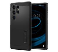 Spigen Tough Armor MagFit Coque pour Galaxy S24 Ultra, Compatible avec MagSafe Accessoires - Noir