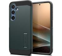 Spigen Tough Armor(AI) MagFit Coque Compatible avec Samsung Galaxy S25 Plus - Vert