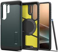 Spigen Tough Armor(AI) MagFit Coque Compatible avec Samsung Galaxy S25 Ultra - Vert