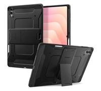 Spigen Tough Armor Pro Coque pour Galaxy Tab S12 Ultra / S11 Ultra | Protection double couche en TPU et PC avec support intégré et porte-S Pen pour 2026/2025 - Noir