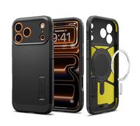 Coque pour iPhone 17 Pro Série Tough Armor T MagFit avec Béquille Intégrée Spigen SGP Noir