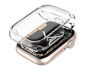 Spigen Ultra Hybrid Coque Compatible avec Apple Watch Série 9 8 7 45mm - Transparent