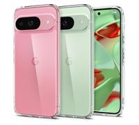Spigen Ultra Hybrid Coque Compatible avec Google Pixel 9 / Pixel 9 Pro [Clarté Longue durée] - Transparent