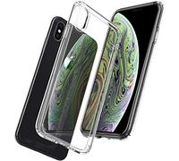 Spigen Ultra Hybrid Coque Compatible avec iPhone XS Compatible avec iPhone X - Transparent