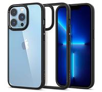 Spigen Ultra Hybrid Coque pour iPhone 13 Pro [Anti-Jaunissement] - Noir Mat