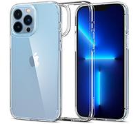 Spigen Ultra Hybrid Coque pour iPhone 13 Pro Max [Anti-Jaunissement] - Transparent