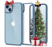 Spigen Ultra Hybrid Coque pour iPhone 14 [Anti-Jaunissement] - Bleu Sierra