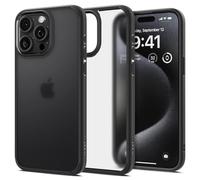 Spigen Ultra Hybrid Coque pour iPhone 15 Pro Max - Frost Noir