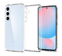 Spigen Ultra Hybrid Coque pour Samsung Galaxy S24 FE - Transparent | Technologie Spigen Dura-Clear anti-jaunissement, Structure hybride avec dos PC et bords TPU, Protection Spigen Air Cushion