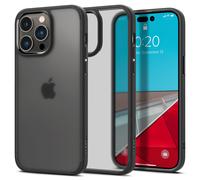 Coque et étui téléphone mobile SPIGEN Ultra Hybrid - Coque de protection pour téléphone portable - mat - polycarbonate, polyuréthanne thermoplastique (TPU) - noir givré - pour Apple