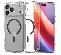 Spigen Ultra Hybrid Mag MagSafe - Coque iPhone 17 Pro transparente/graphite