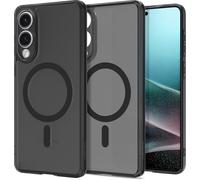 Spigen Ultra Hybrid MagFit Coque Compatible avec Samsung Galaxy S25 Edge - Frost Noir