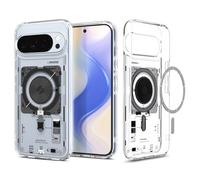 Spigen Ultra Hybrid MagFit Coque pour Google Pixel 10/10 Pro - Neo One | Compatibilité MagSafe avec aimant intégré, Technologie Spigen Dura-Clear anti-jaunissement, Structure hybride TPU et PC